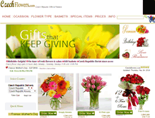 Tablet Screenshot of czechflowers.com